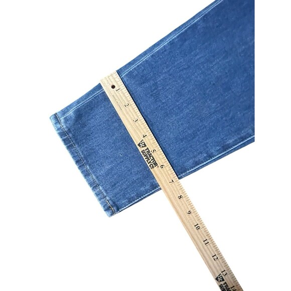 Soft Surroundings The Ultimate Denim Relaxed Straight Zip Front Jeans - Size PL - Picture 9 of 10